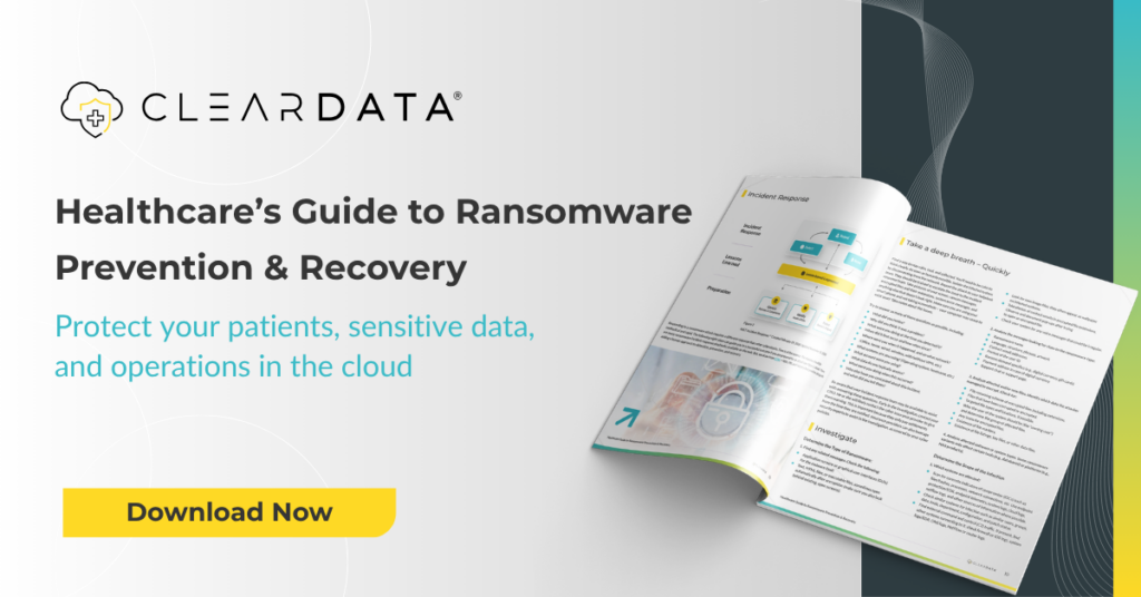 Healthcare ransomware prevention and recovery guide for securing healthcare cloud environments and protecting sensitive patient data